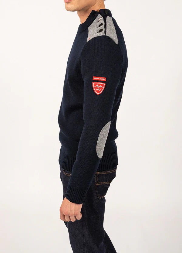 Pull marin Saint James x Arpin Moraine Homme - Navy