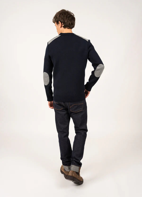Pull marin Saint James x Arpin Moraine Homme - Navy