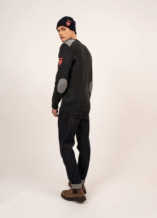 Pull marin Saint James x Arpin Moraine Homme - Anthracite