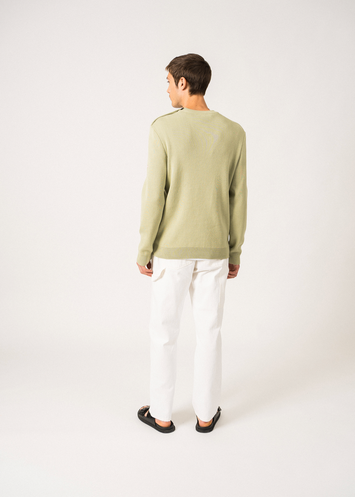 Pull Saint-James Cancale coton Homme - Amandier